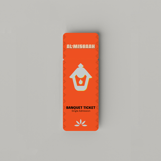 Al-Misbaah Banquet - Single Tickets